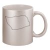 11oz Metallic Silver Mug Thumbnail