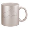 11oz Metallic Silver Mug Thumbnail