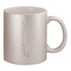 11oz Metallic Silver Mug Thumbnail