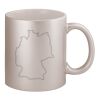 11oz Metallic Silver Mug Thumbnail