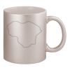 11oz Metallic Silver Mug Thumbnail