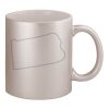 11oz Metallic Silver Mug Thumbnail