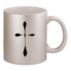 11oz Metallic Silver Mug Thumbnail