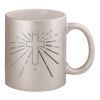 11oz Metallic Silver Mug Thumbnail