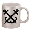 11oz Metallic Silver Mug Thumbnail