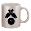 11oz Metallic Silver Mug Thumbnail