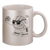 11oz Metallic Silver Mug Thumbnail