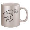 11oz Metallic Silver Mug Thumbnail