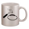11oz Metallic Silver Mug Thumbnail