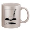 11oz Metallic Silver Mug Thumbnail