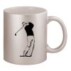 11oz Metallic Silver Mug Thumbnail