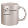 11oz Metallic Silver Mug Thumbnail