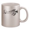 11oz Metallic Silver Mug Thumbnail