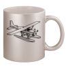 11oz Metallic Silver Mug Thumbnail