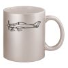 11oz Metallic Silver Mug Thumbnail