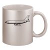 11oz Metallic Silver Mug Thumbnail