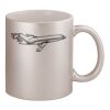 11oz Metallic Silver Mug Thumbnail