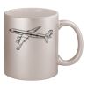 11oz Metallic Silver Mug Thumbnail
