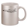 11oz Metallic Silver Mug Thumbnail