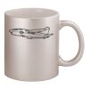 11oz Metallic Silver Mug Thumbnail