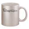 11oz Metallic Silver Mug Thumbnail