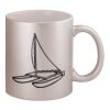 11oz Metallic Silver Mug Thumbnail