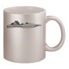 11oz Metallic Silver Mug Thumbnail