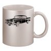 11oz Metallic Silver Mug Thumbnail