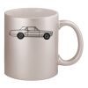 11oz Metallic Silver Mug Thumbnail