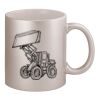 11oz Metallic Silver Mug Thumbnail