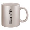 11oz Metallic Silver Mug Thumbnail