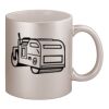11oz Metallic Silver Mug Thumbnail