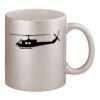 11oz Metallic Silver Mug Thumbnail
