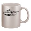 11oz Metallic Silver Mug Thumbnail