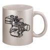 11oz Metallic Silver Mug Thumbnail