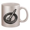 11oz Metallic Silver Mug Thumbnail