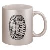 11oz Metallic Silver Mug Thumbnail