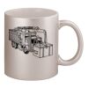 11oz Metallic Silver Mug Thumbnail