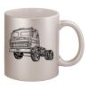 11oz Metallic Silver Mug Thumbnail