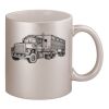 11oz Metallic Silver Mug Thumbnail
