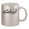 11oz Metallic Silver Mug Thumbnail