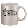 11oz Metallic Silver Mug Thumbnail
