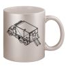 11oz Metallic Silver Mug Thumbnail