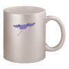 11oz Metallic Silver Mug Thumbnail