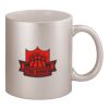 11oz Metallic Silver Mug Thumbnail