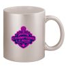 11oz Metallic Silver Mug Thumbnail