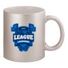 11oz Metallic Silver Mug Thumbnail
