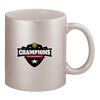11oz Metallic Silver Mug Thumbnail