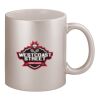 11oz Metallic Silver Mug Thumbnail