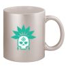 11oz Metallic Silver Mug Thumbnail